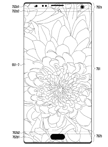 Новый интересный патент безграничного дисплея от компании Samsung