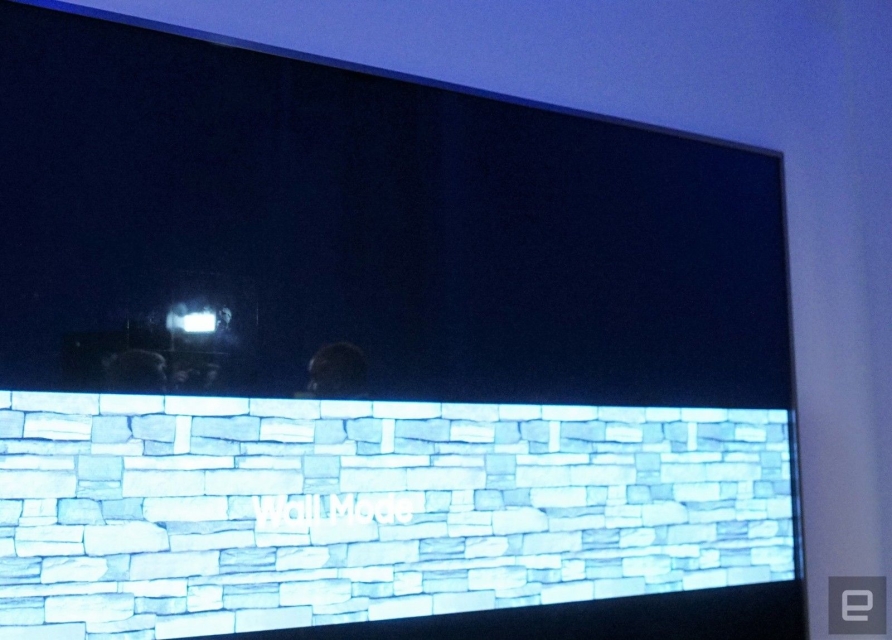 Модульный телевизор-стена на 146 дюймов на выставке CES 2018