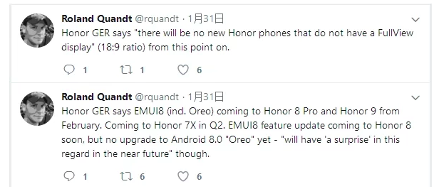 Honor 10 и все будущие смартфоны Honor получат одну общую черту