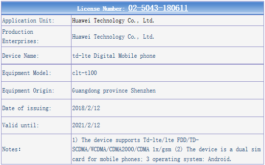 Серия Huawei P20 была замечена в TENAA