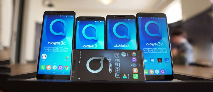 Презентация смартфонов Alcatel 5, 3V, 3X, 3 и 1X