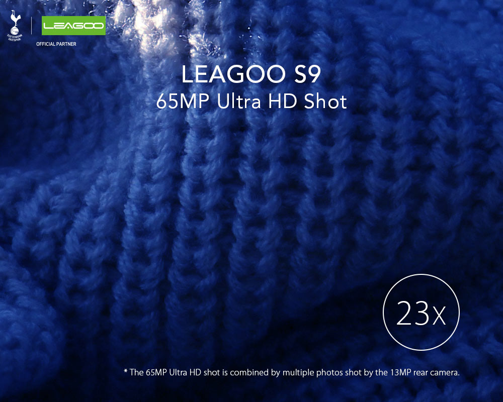 Leagoo S9 обещает создавать 65 Мп фотографии с 23-кратным увеличением