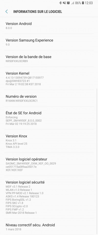 Samsung Galaxy Note 8 начал получать обновление до Android Oreo