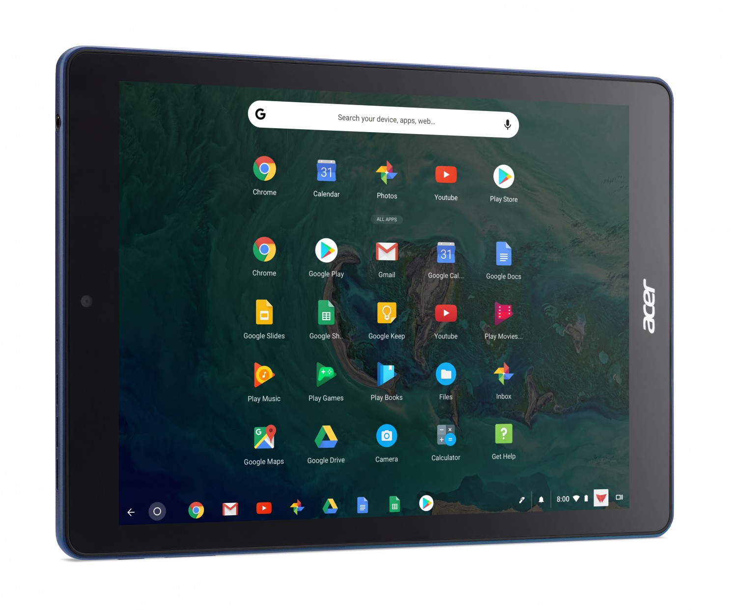 Представлен Acer Chromebook Tab 10 - первый в мире планшет на ChromeOS