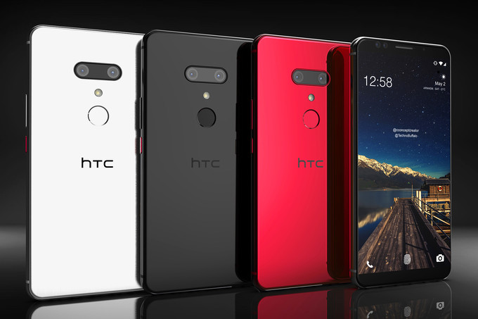 HTC U12+ появился на качественных рендерах