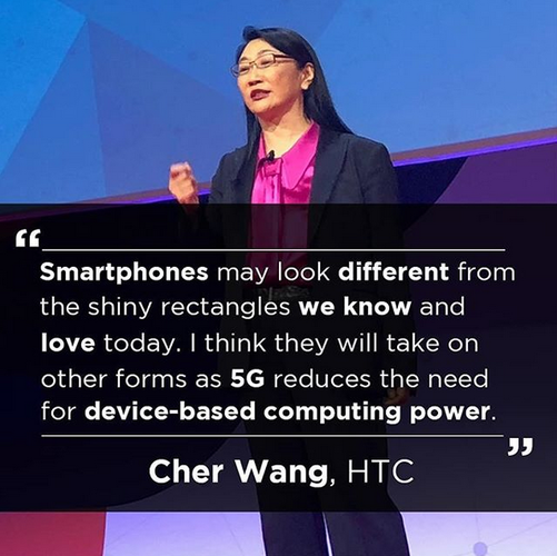 HTC: 5G изменит форм-факторы смартфонов