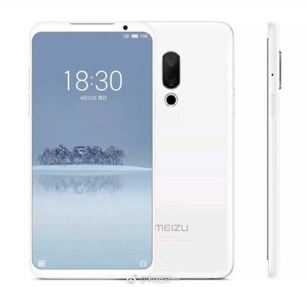 Meizu 16 позирует на фото