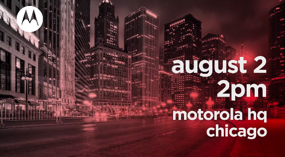 2 августа Motorola проведет большой анонс новинок
