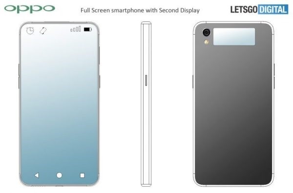 Oppo хочет создать смартфон с экраном на задней панели