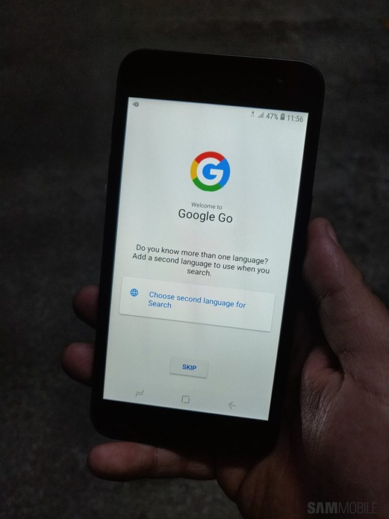 Android Go-смартфон от Samsung не получит стоковый Android