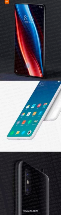 Xiaomi Mi Mix 3 с выдвижной камерой на рендерах