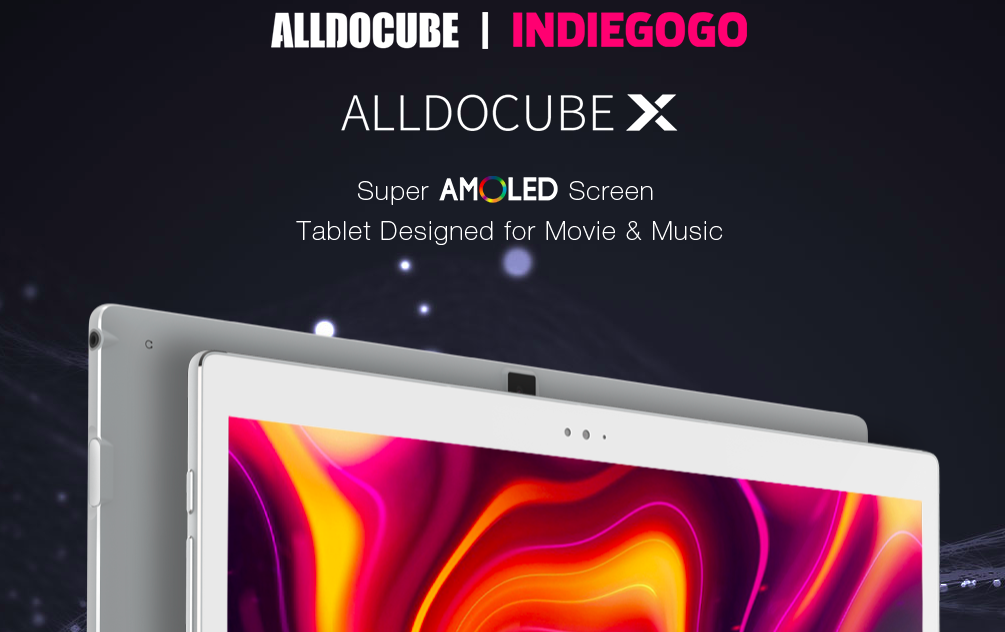 Анонс Alldocube X: тонкий с AMOLED-матрицей и качественным звуком планшет