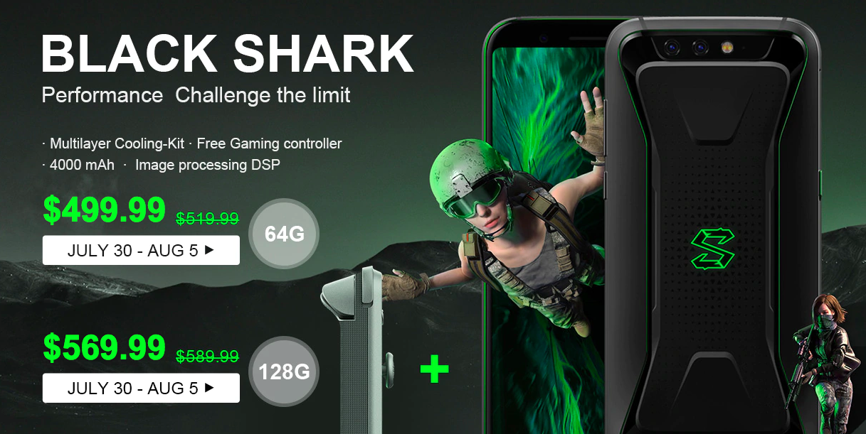 Gearbest устроил распродажу Xiaomi Black Shark и фитнес-браслета Alfawise Mini 3