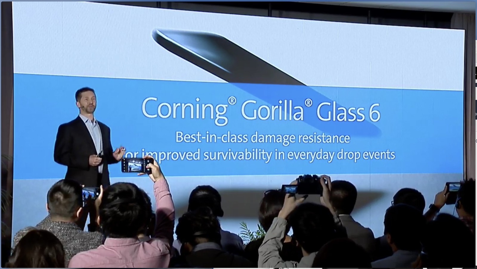 Gorilla Glass 6 превосходит предшественника по устойчивости к ударам и царапинам