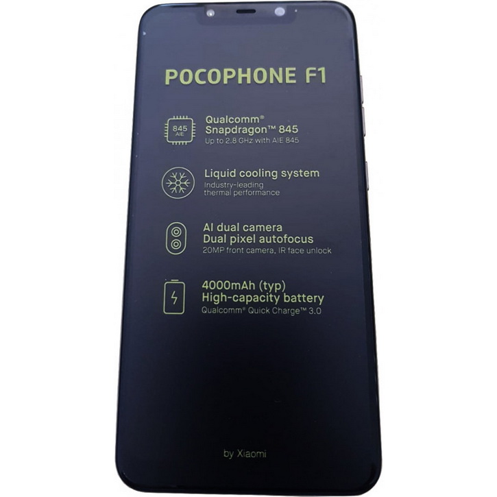 Xiaomi Pocophone F1 показали на фото со всех сторон