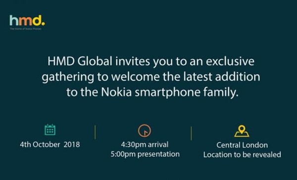 4 октября HMD Global представит новый смартфон Nokia