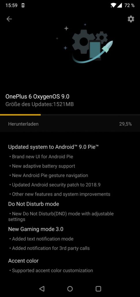 OnePlus 6 получил стабильную версию OxygenOS 9.0 на Android 9.0 Pie
