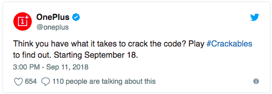 OnePlus приглашает принять участие в игре «Crackables»