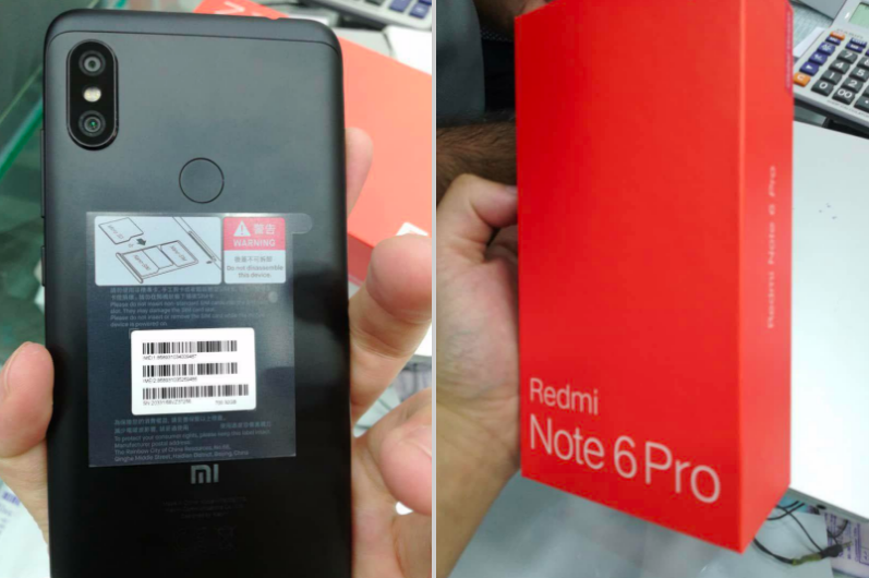 Xiaomi Redmi Note 6 Pro показали на видео